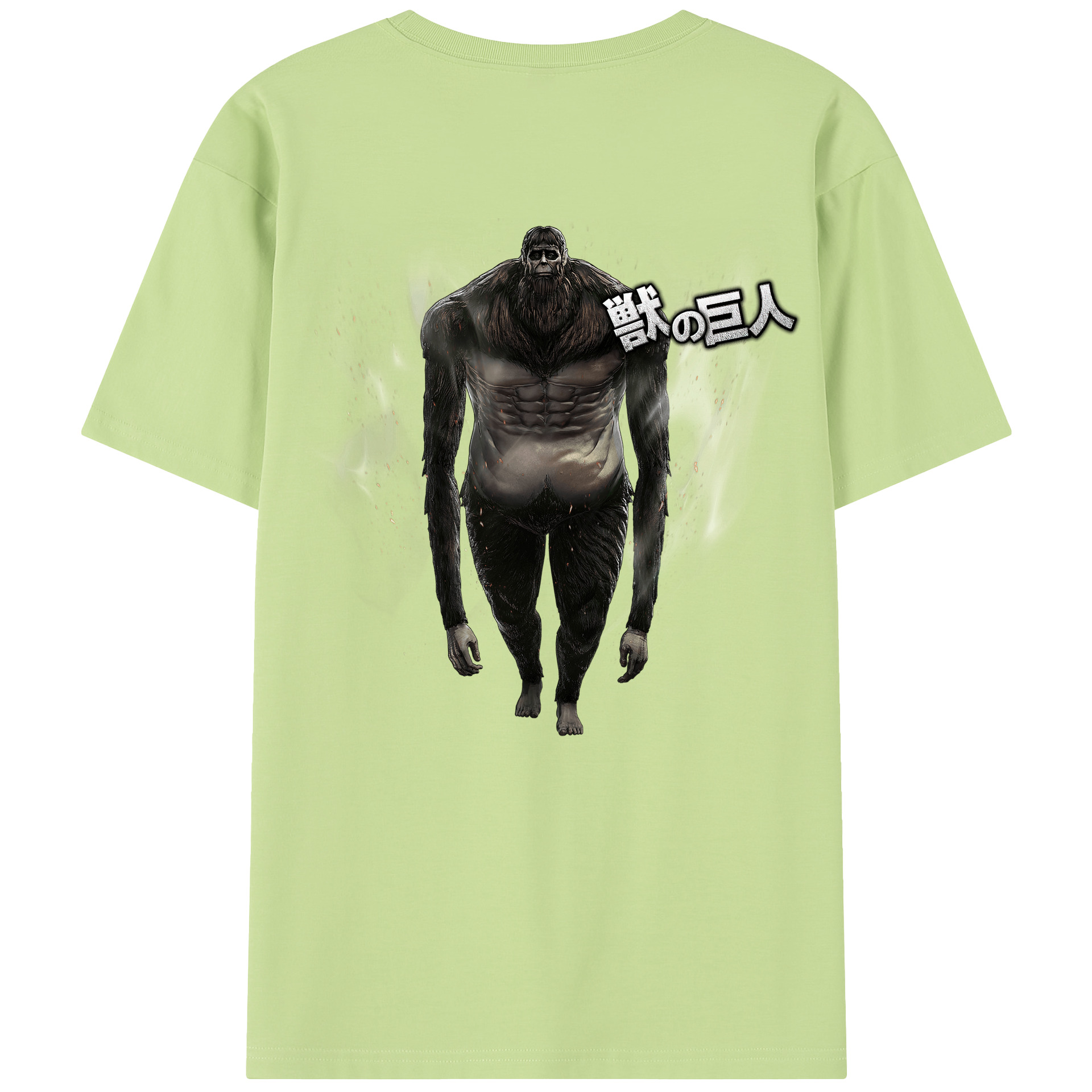 （画像用） 進撃の巨人 Attack on Titan 綿100％半袖Tシャツ（背面プリント）
